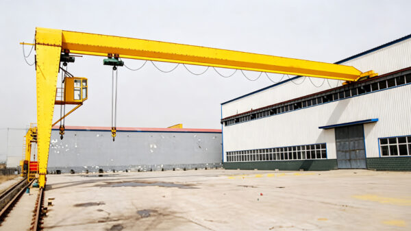 BMH Type Semi‑Gantry Crane (Single Girder Semi‑Gantry)
